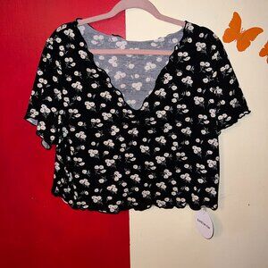 Flower Crop Top